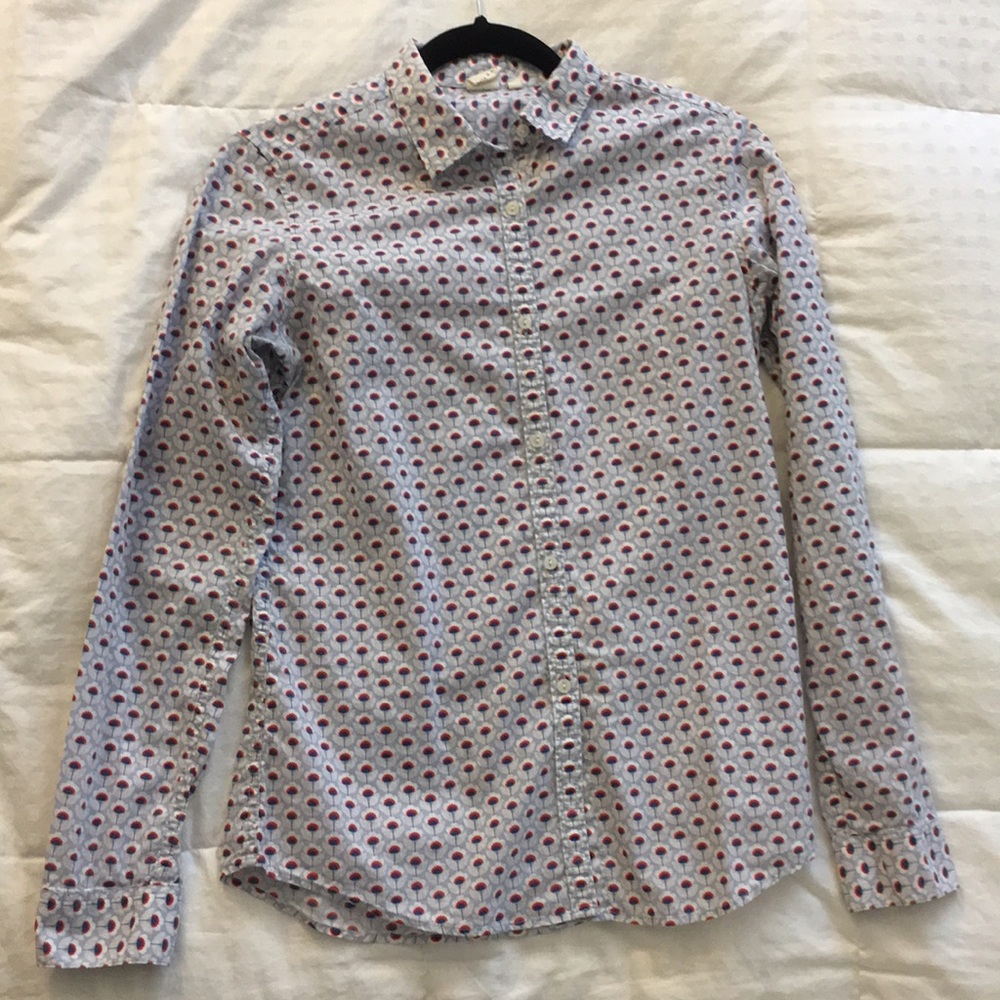 Uniqlo x Orla Kiely Graphic Pattern Shirt
